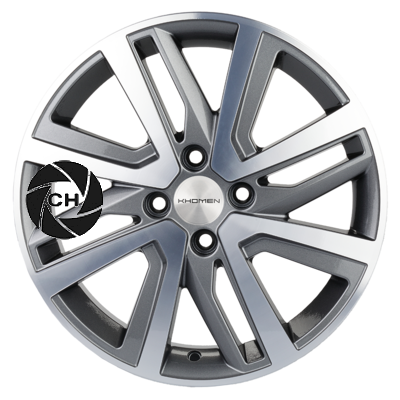 6x16/4x100 ET48 D54,1 KHW1609 (Rio I/Solaris I) Black-FP